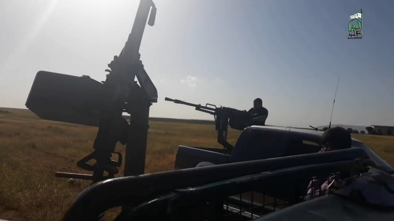 Một tay súng Hồi giáo cưc đoan thuộc llực lượng Jaysh al-Tahweed. Ảnh minh họa Jaysh al-Tahweed media wing.