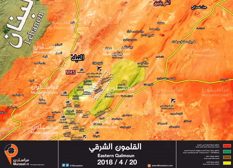 Lực lượng Tiger tấn chiếm hai đỉnh núi khống chế vùng phía đông Qalamoun. Ảnh minh họa Muraselon