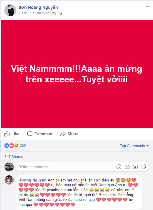 Đoạn Status của ca sĩ Soobin Hoàng Sơn