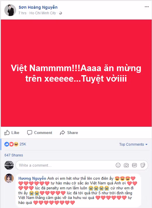 Đoạn Status của ca sĩ Soobin Hoàng Sơn