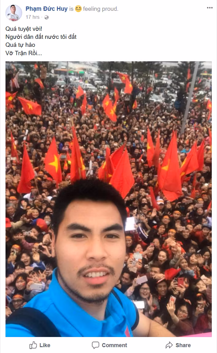 Tuyển thủ U23 Việt Nam chia sẻ gì trên "Phây" sau trận chung kết ảnh 9