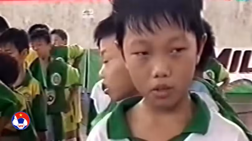 Đội trưởng Xuân Trường tại giải Nhi Đồng toàn quốc năm 2005. Nguồn: VFF