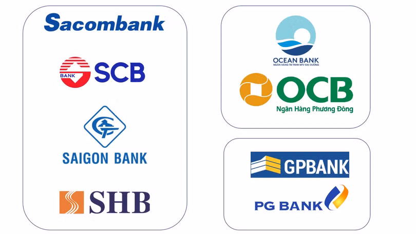 Đi giao dịch, đừng nhầm lẫn giữa tên các ngân hàng