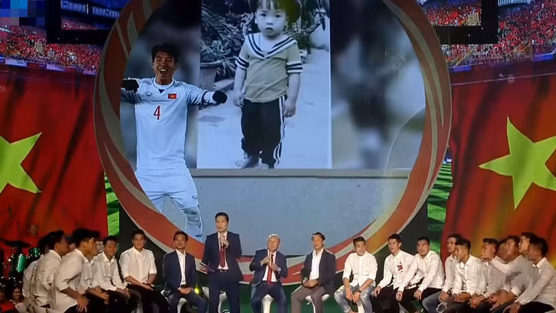 Chương trình Giao lưu cùng đội tuyển U23 Việt Nam phát sóng ngày 06/02/2018. Nguồn: VTV