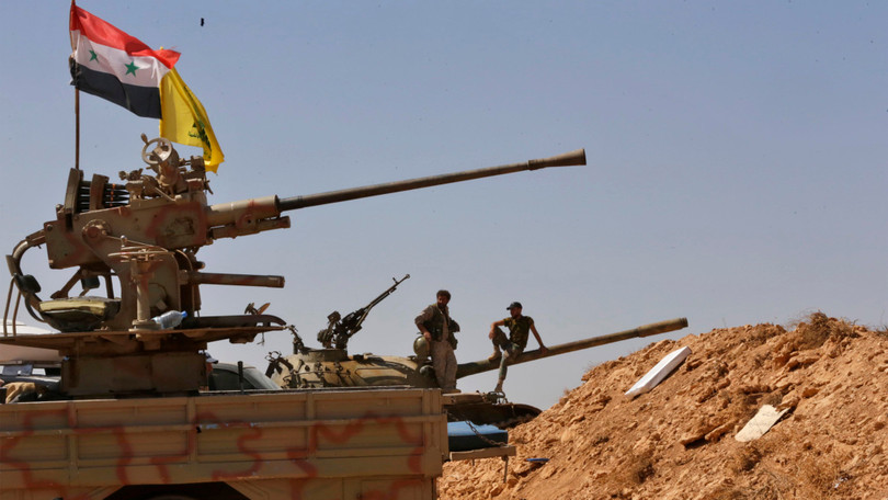 Binh sĩ Syria và Hezbollah trên chiến trường sa mạc tỉnh Homs, Deir Ezzor. Ảnh minh họa: South Front.