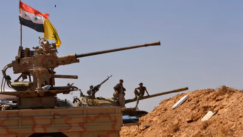 Binh sĩ Syria và Hezbollah trên chiến trường sa mạc tỉnh Homs, Deir Ezzor. Ảnh minh họa: South Front.