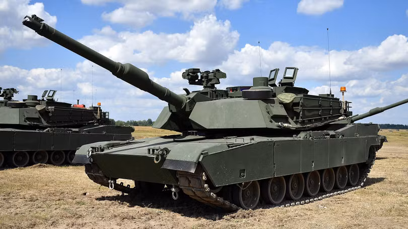 Xe tăng M1A2 Abrams của quân đội Ba Lan. Tháng 8/2022. Ba Lan. Ảnh: Bộ Quốc phòng Ba Lan