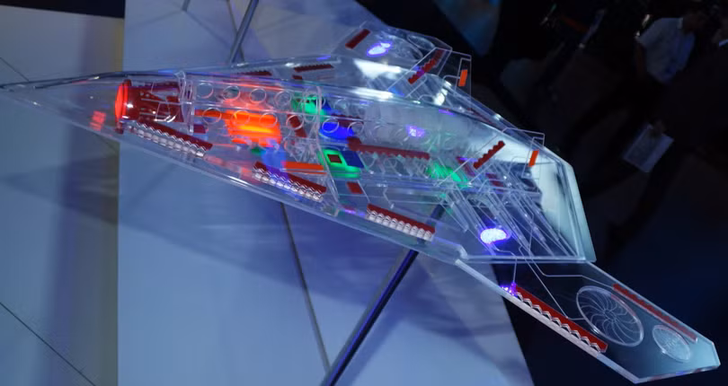 Một phiên bản thiết kế máy bay UAV hạng nặng cất cánh thẳng đứng. Ảnh VPK