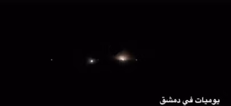 Không quân Israel không kích sân bay quốc tế Damascus. Ảnh minh họa video