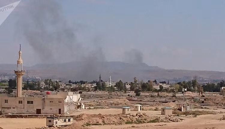 Công binh Syria phá hủy bom mìn và vật liệu chiến tranh ở ngoại ô Damascus