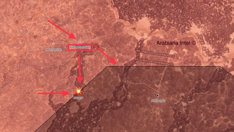 Quân đội Syria, chủ lực là các đơn vị Vệ binh Cộng hòa, phối hợp với quân tình nguyện giải phóng khu vực Khirbat Al-Ambashi thuộc hoang mạc Sweida. Ảnh South Front Quân đội Syria, chủ lực là các đơn vị Vệ binh Cộng hòa, phối hợp với quân tình nguyện giải phóng khu vực Khirbat Al-Ambashi thuộc hoang mạc Sweida. Ảnh South Front