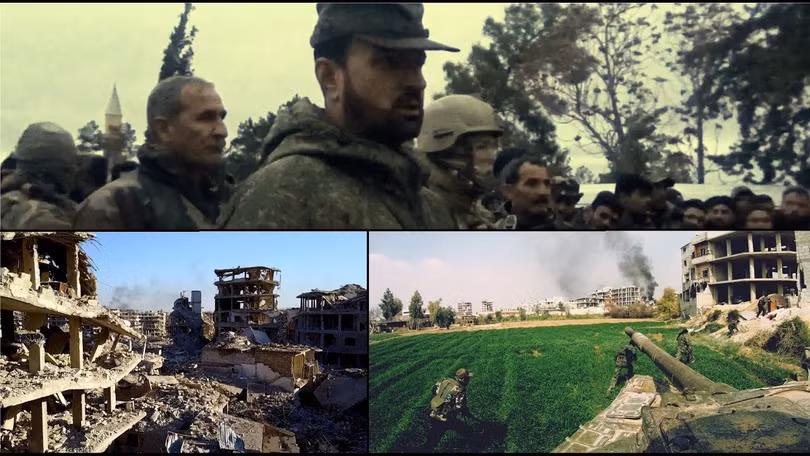 Ảnh minh họa phim tài liệu Cuộc chiến giải phóng Đông Ghouta.