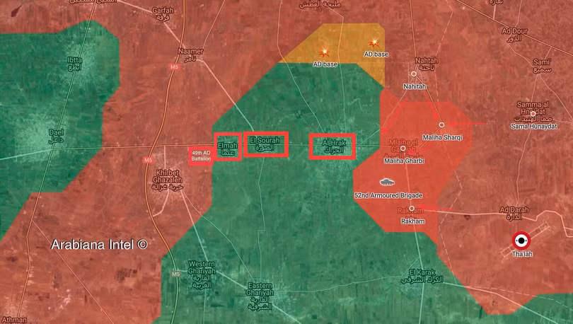 Lực lượng Tiger đánh chiếm thị trấn chiến lược al-Harak thuộc vùng nông thôn Daraa, chuẩn bị giải phóng 3 làng khác