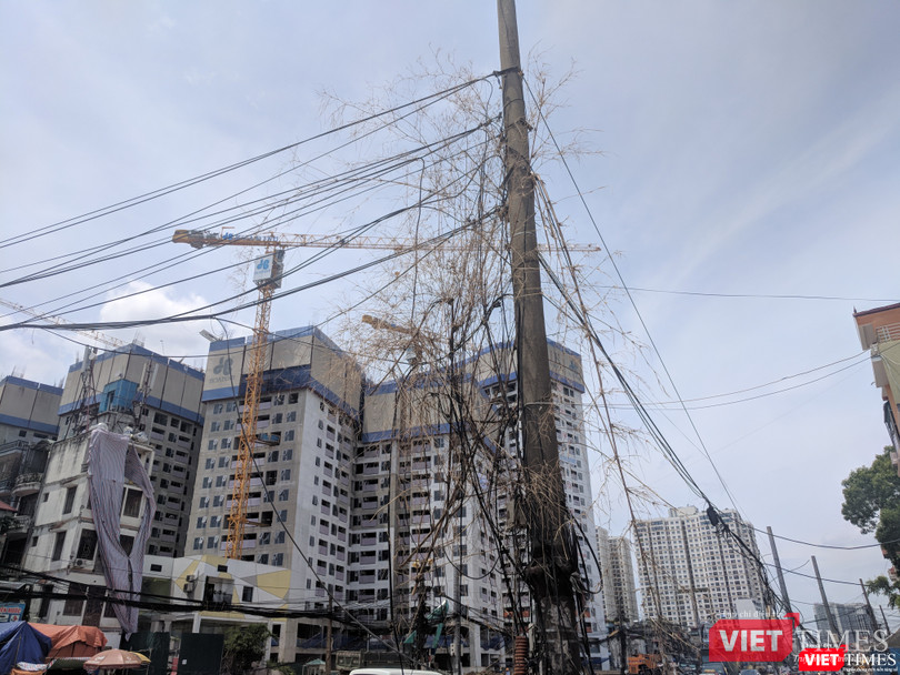 Một số đoạn như liễu rủ trước mặt đường Minh Khai..