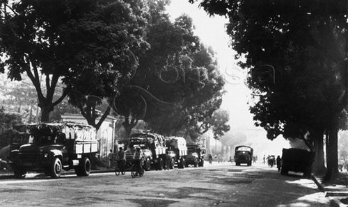 Hà Nội ngày5/3/1979 - ngày Chủ tịch nước Tôn Đức Thắng ra lệnh tổng động viên. Ảnh tư liệu.