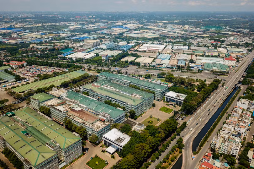 Khu công nghiệp Tân Tạo (quận Bình Tân, TP HCM) vào tháng 7/2020, Ảnh: Quỳnh Trần.