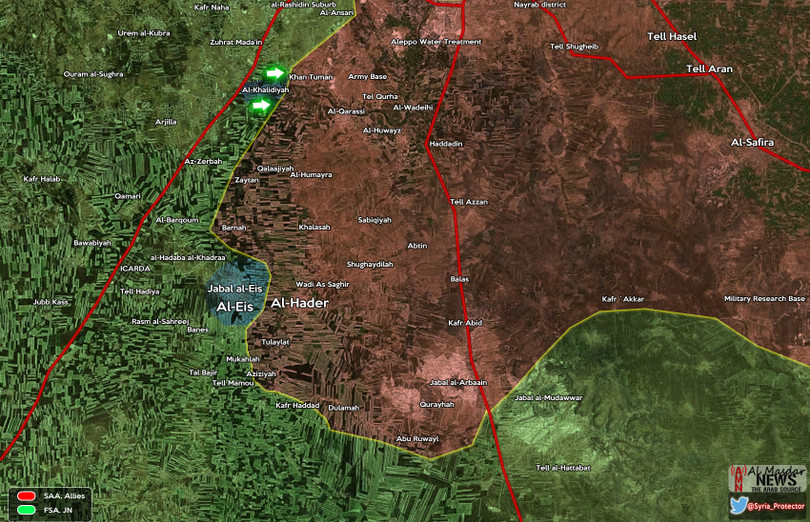 Lực lượng Hồi giáo cực đoan chiếm al-Khalidyah và đánh rộng ra phía nam Aleppo 