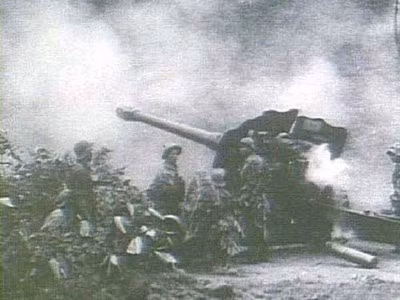 Pháo 122 mm trên chiến trường Miền Nam Việt Nam.