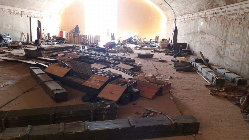 Quân đội Syria phát hiện ra một kho vũ khí ở Palmyra