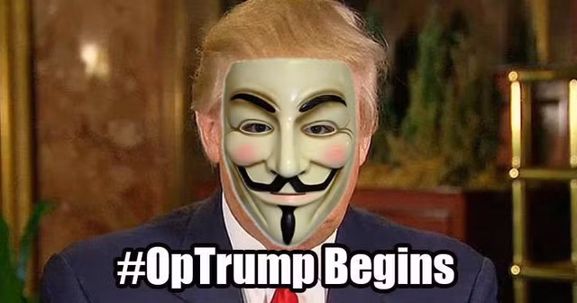 Chiến dịch chiến tranh tổng lực với Donald Trump của Anonymous chính thức trở thành thảm họa 