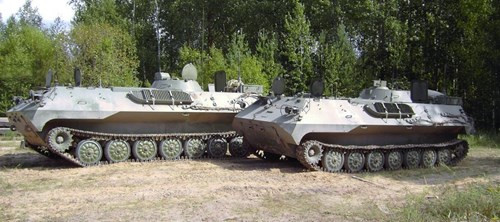 Các xe tổ hợp chỉ huy, điều hành tác chiến và điều khiển hỏa lực trên thân xe cơ giới bánh xích 1V12-3 ("M-Machine"), 1V12M-3 ("Faltsetc-M"), 1V197;.