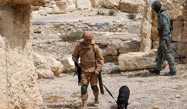 Công binh Nga phát hiện một kho vũ khí lớn của IS ở Palmyra