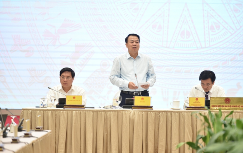 Thứ trưởng Bộ Tài chính Nguyễn Đức Chi phát biểu tại họp báo Chính phủ thường kỳ tháng 8/2022 diễn ra vào ngày 6/9 Thứ trưởng Bộ Tài chính Nguyễn Đức Chi phát biểu tại họp báo Chính phủ thường kỳ tháng 8/2022 diễn ra vào ngày 6/9
