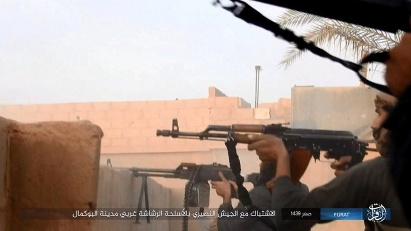 Liên quân Syria tung đòn tiêu diệt IS tại tử địa Albukamal (video) ảnh 11