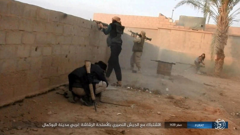 Liên quân Syria tung đòn tiêu diệt IS tại tử địa Albukamal (video) ảnh 10