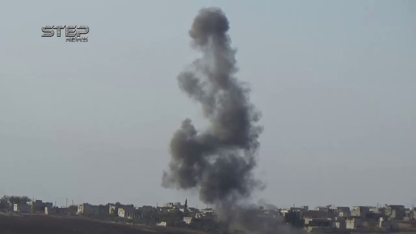 Không quân Nga không kích Hama, ảnh minh họa vieo