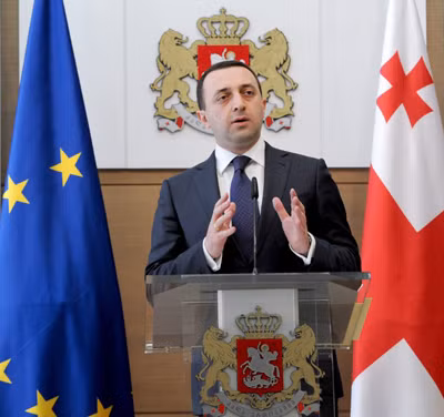 Quyền Thủ tướng Gruzia Irakli Garibashvili. Ảnh: AFP
