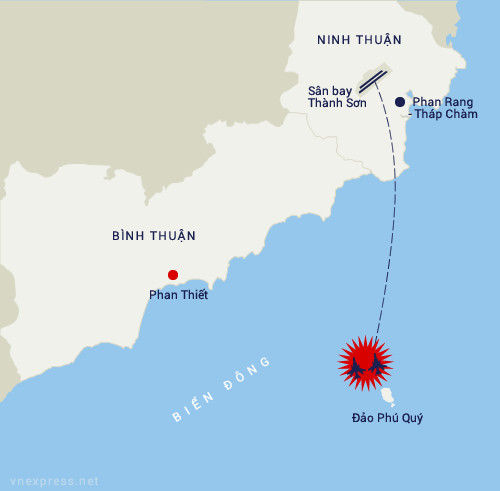 Máy bay Su-22 rơi ở đảo Phú Quý, có thể hai phi công nhảy dù xuống biển ảnh 1