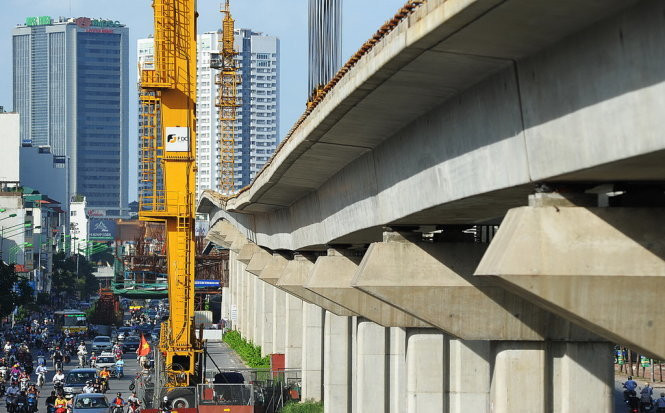 Đường sắt Cát Linh - Hà Đông được thiết kế uốn lượn để tối ưu hóa trong vận hành và khai thác đoàn tàu - Ảnh: Nguyễn Khánh Đường sắt Cát Linh - Hà Đông được thiết kế uốn lượn để tối ưu hóa trong vận hành và khai thác đoàn tàu - Ảnh: Nguyễn Khánh