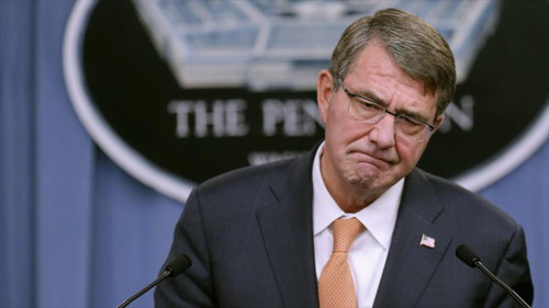 Bộ trưởng Quốc phòng Mỹ Ashton Carter. Ảnh: Independent