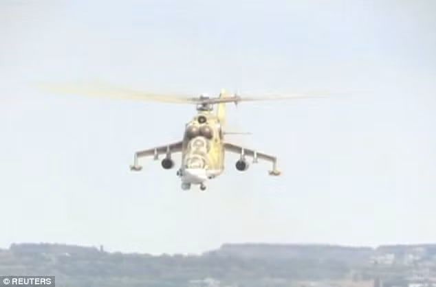 trực thăng tấn công của Nga tham chiến tại Syria