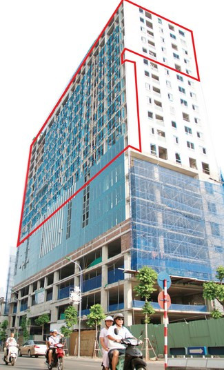 Tòa nhà 8B Lê Trực: Kịch bản nào để 'cắt ngọn'? - ảnh 1