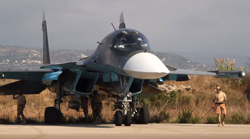 Máy bay cường kích tối tân Su-34 của Nga tham chiến tại Syria