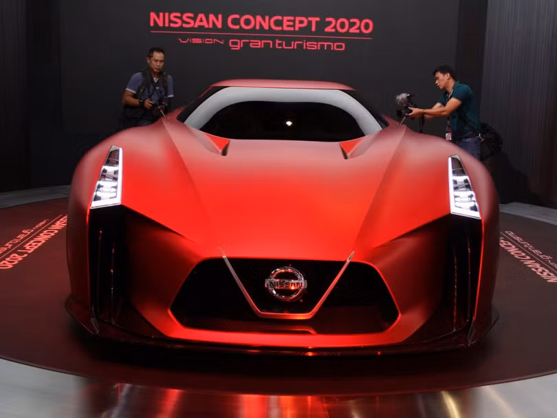 Một mẫu xe mới của hãng Nissan tại triễn lãm