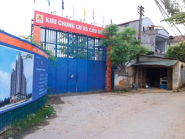 Tổng số tiền mà người dân góp vào Dự án Chung cư B5 Cầu Diễn đã lên tới hơn 629 tỷ đồng. 