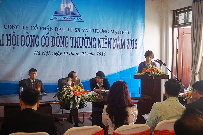 Ảnh chụp ĐHCĐ năm 2016 - HCD (Nguồn: HCD)