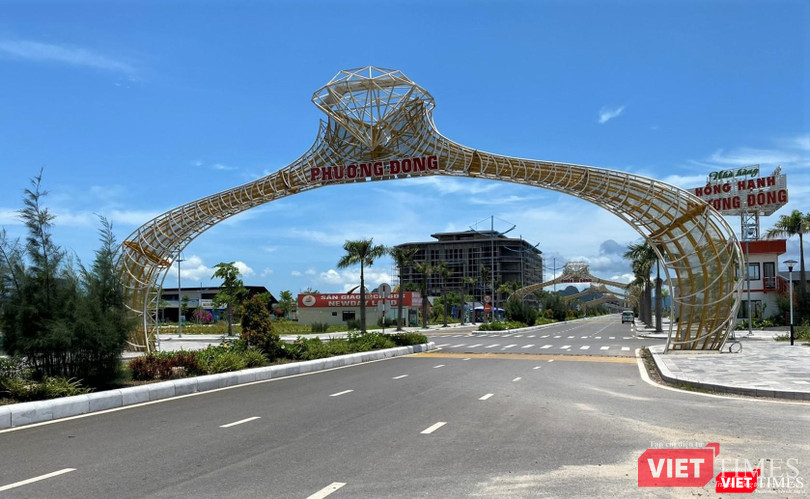 Cổng vào dự án Dự án Khu đô thị Phương Đông Vân Đồn Cổng vào dự án Dự án Khu đô thị Phương Đông Vân Đồn