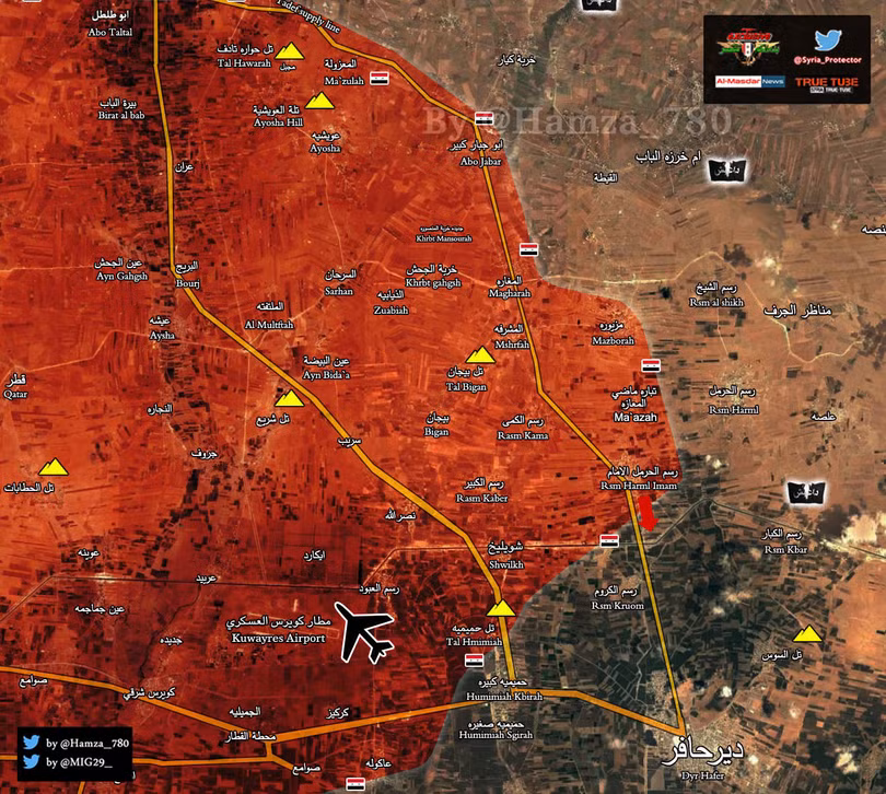 Lực lượng tinh nhuệ Tiger đang trên hướng tấn công về phía thị trấn Deir Hafer