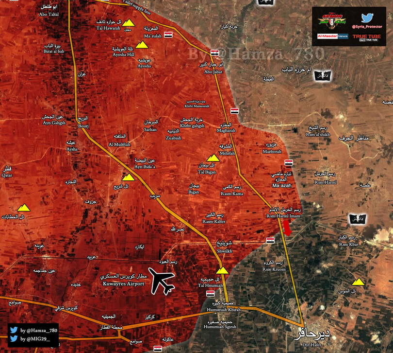 Lực lượng tinh nhuệ Tiger đang trên hướng tấn công về phía thị trấn Deir Hafer