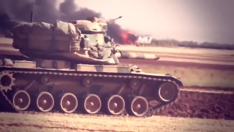 Xe tăng quân đội Thổ Nhĩ Kỳ ở Syria