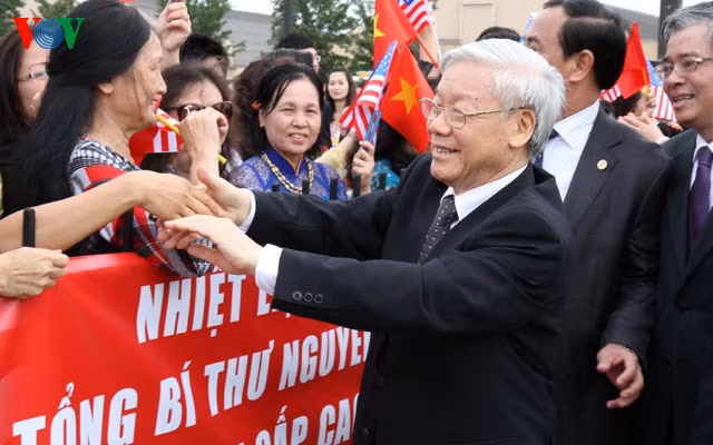 Tổng Bí thư Nguyễn Phú Trọng hội đàm với Tổng thống Mỹ Obama ngày 8/7 ảnh 4 Tổng Bí thư Nguyễn Phú Trọng hội đàm với Tổng thống Mỹ Obama ngày 8/7 ảnh 4