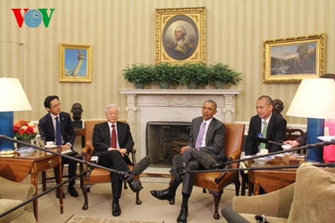 Việt-Mỹ ra Tuyên bố chung tầm nhìn quan hệ, ký một loạt thỏa thuận hợp tác ảnh 2