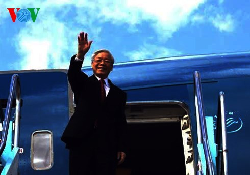 Đoàn quan chức hùng hậu tháp tùng Tổng Bí thư Nguyễn Phú Trọng thăm Mỹ ảnh 1