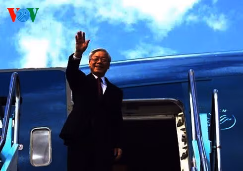 Đoàn quan chức hùng hậu tháp tùng Tổng Bí thư Nguyễn Phú Trọng thăm Mỹ ảnh 1