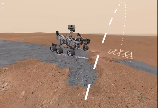 Robot thăm dò sao Hỏa Curiosity.