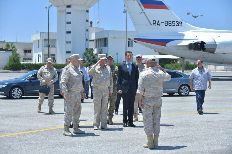 President Assad Visited Russian Khmeimim Air Base In Syria (Photo Report, Video) President Assad Visited Russian Khmeimim Air Base In Syria (Photo Report, Video)